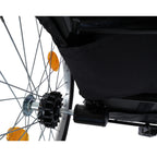Wheel attachment and frame detail