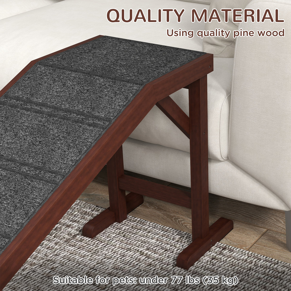 Pine wood frame and 77 lb load guide