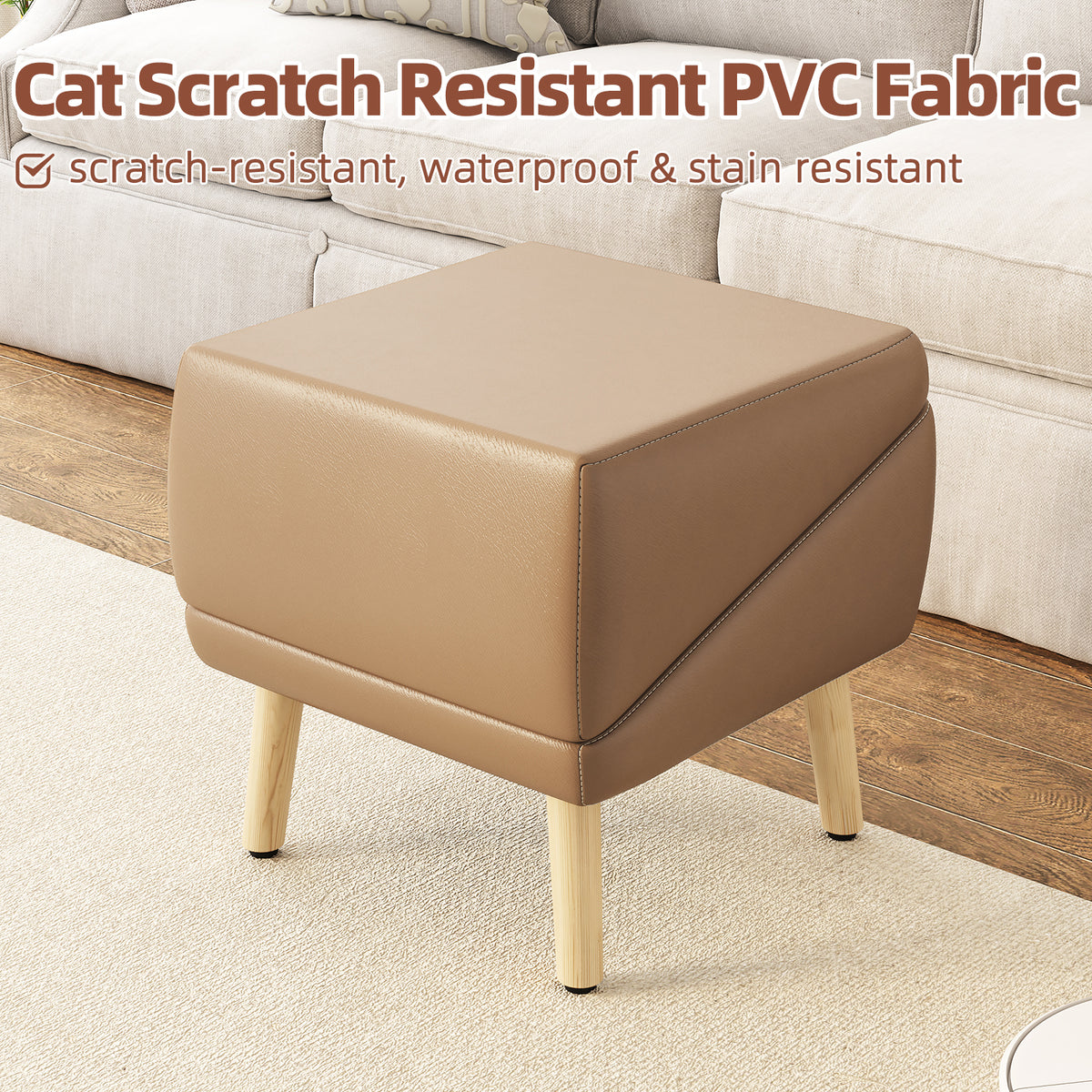 PVC upholstery care features