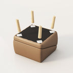 Rubberwood legs supplied with unit