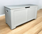 White litter box enclosure angled product view
